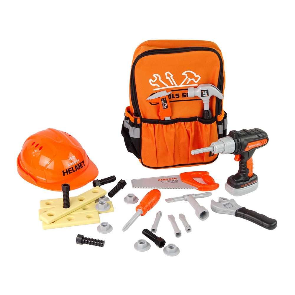 DIY Kit in Backpack Helmet Tools Orange