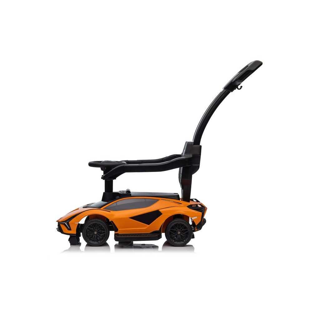 Lamborghini QLS-996T Ride-on With Pusher Orange