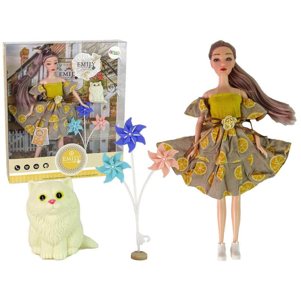 Emily Doll with Windmill Cat For Kids