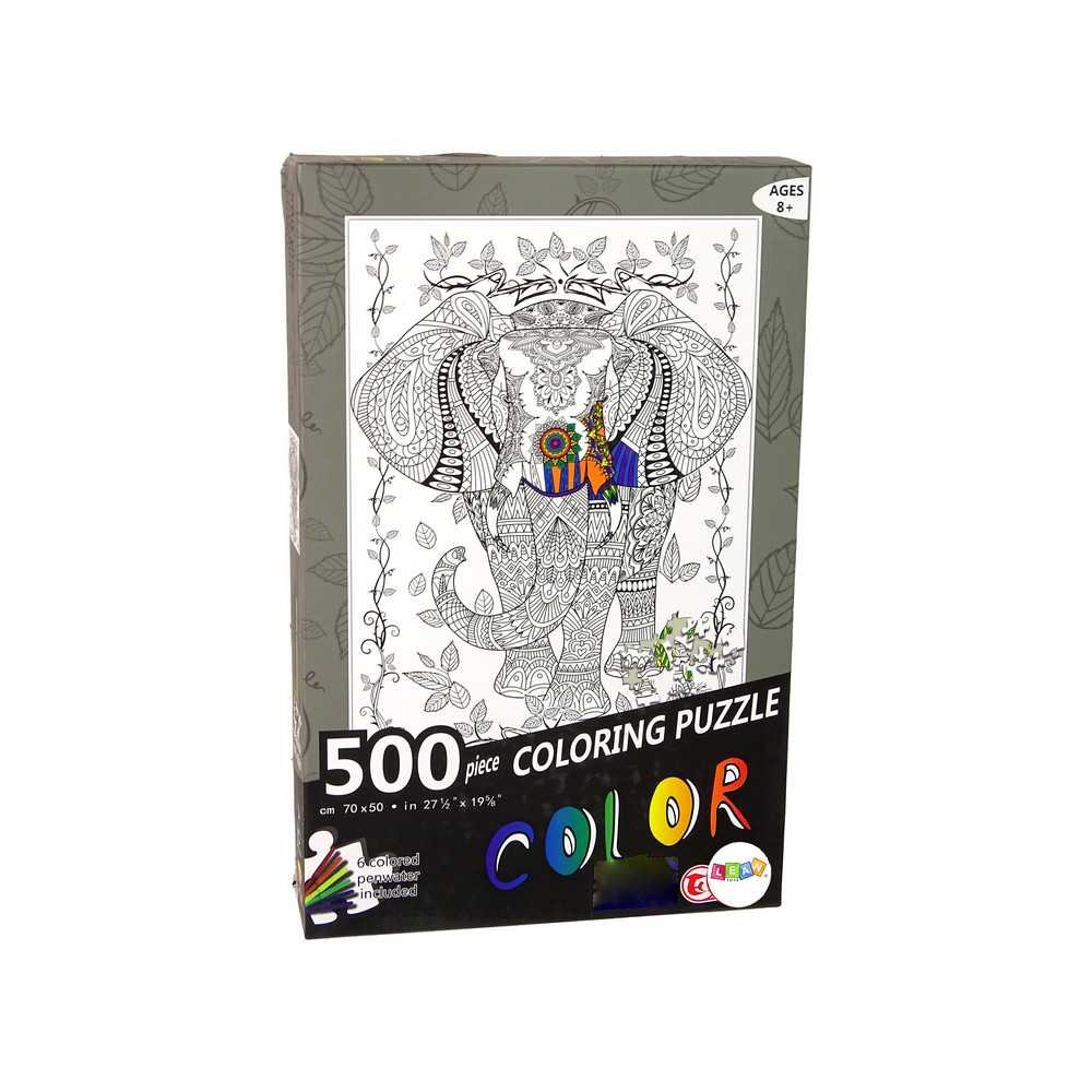 Colours Puzzle 500 Elephant