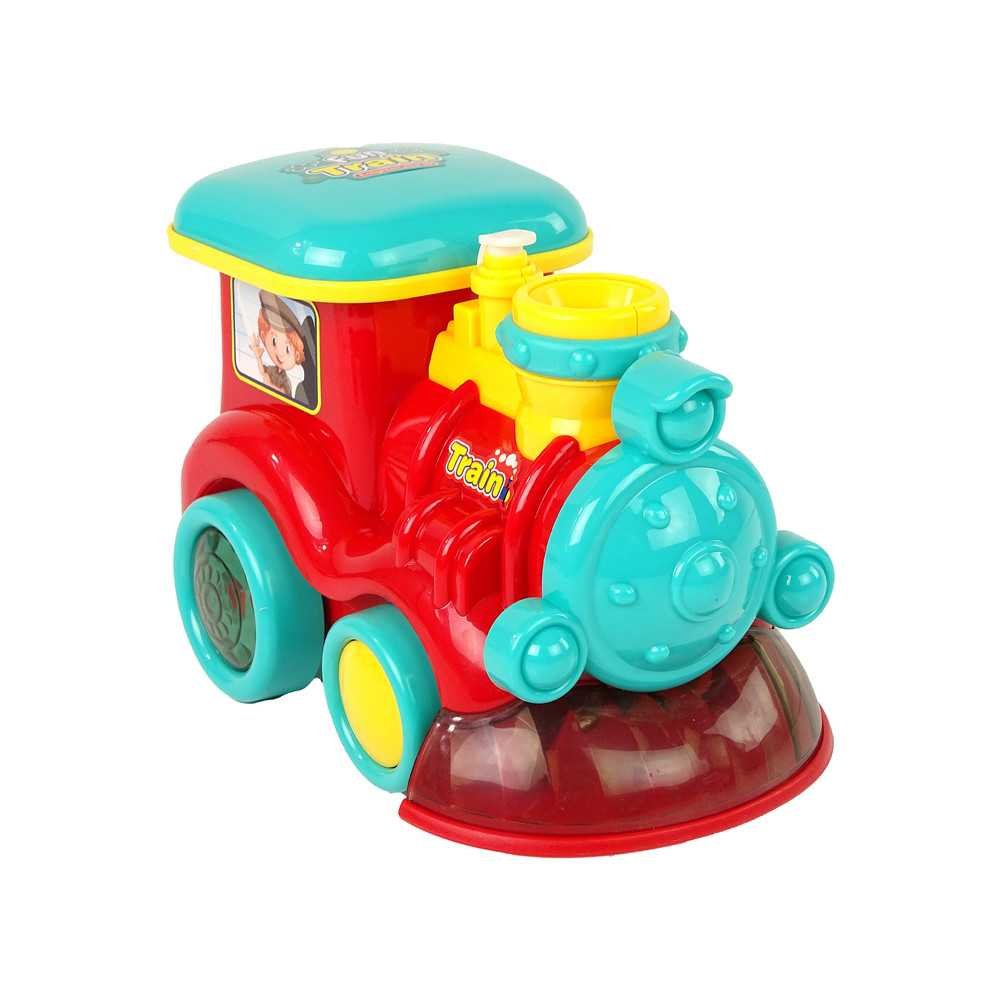 Soap Bubble Locomotive Rides Light Sounds