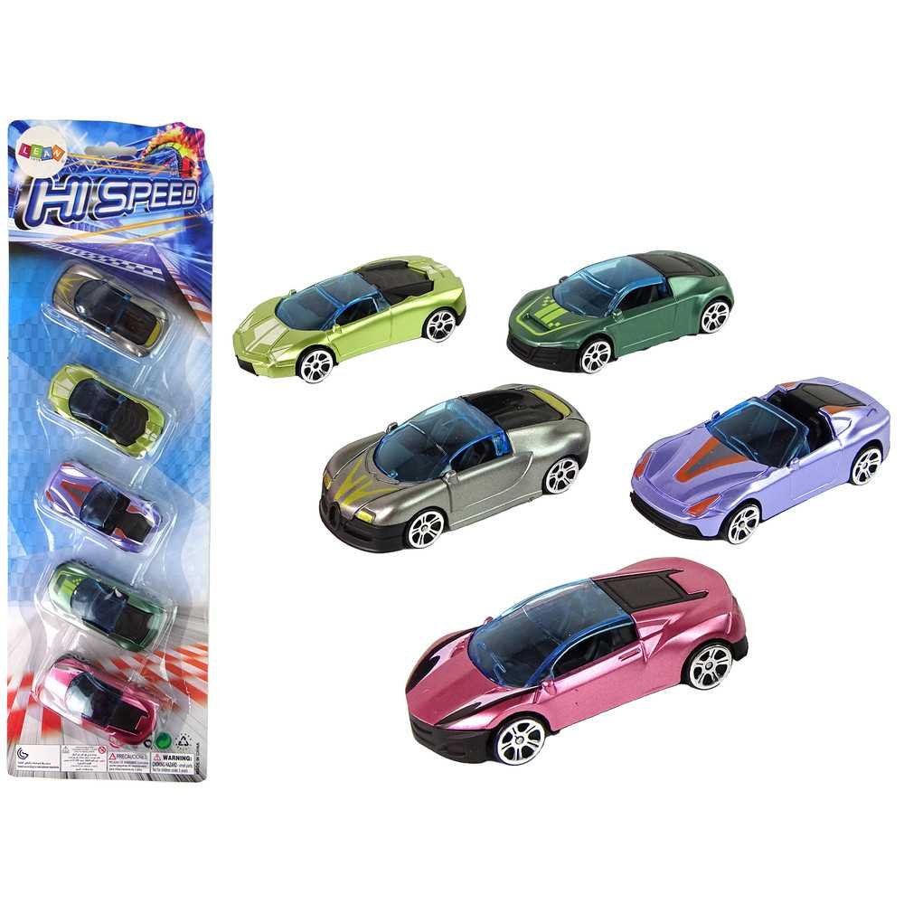 Set of Vehicles Colorful Springs 5 pcs