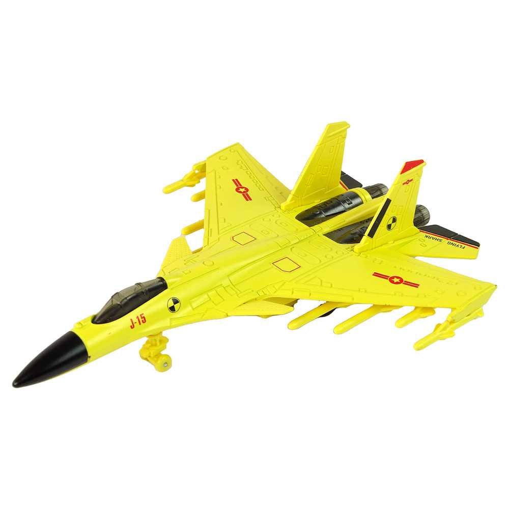 Yellow Friction Drive Fighter Plane 1:72