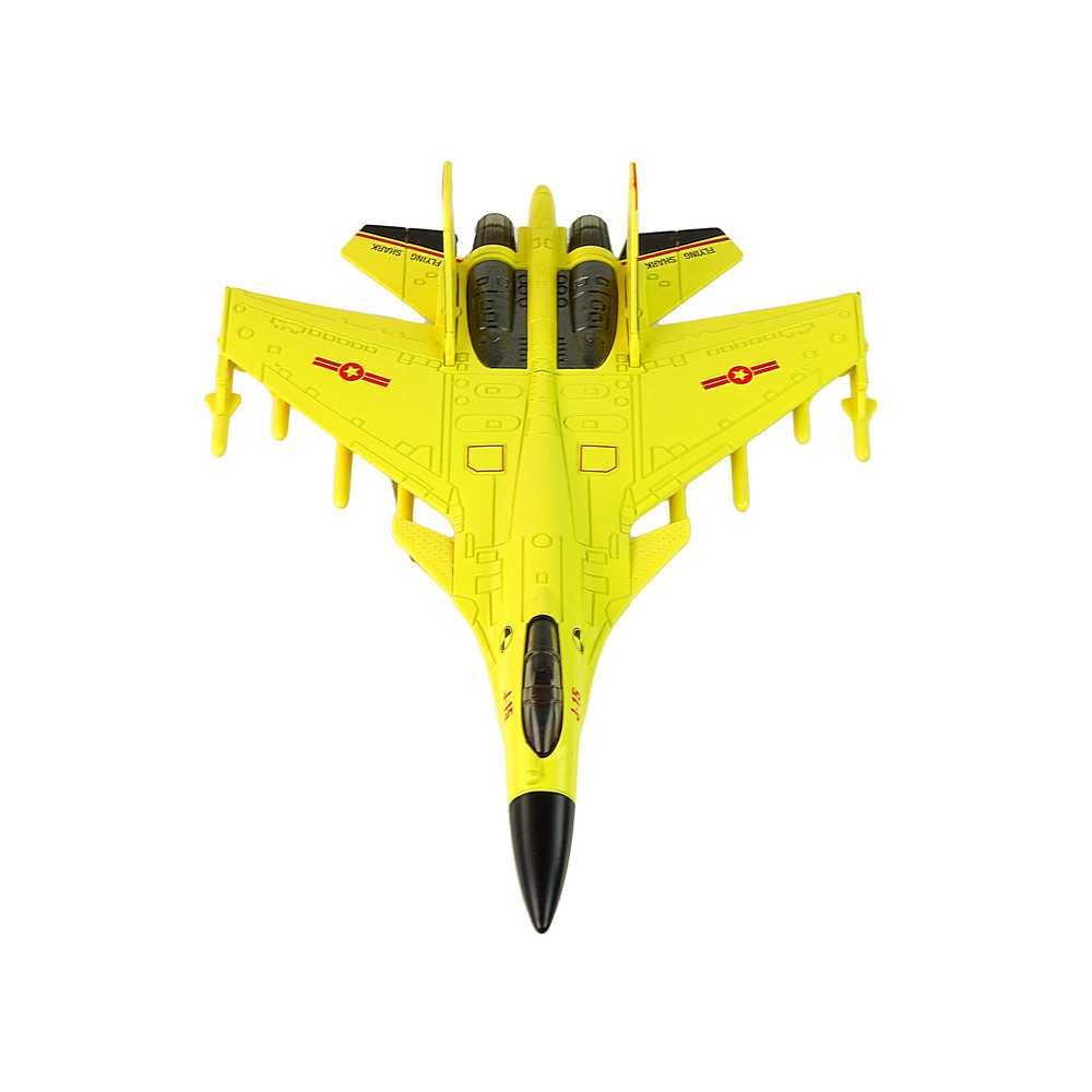 Yellow Friction Drive Fighter Plane 1:72