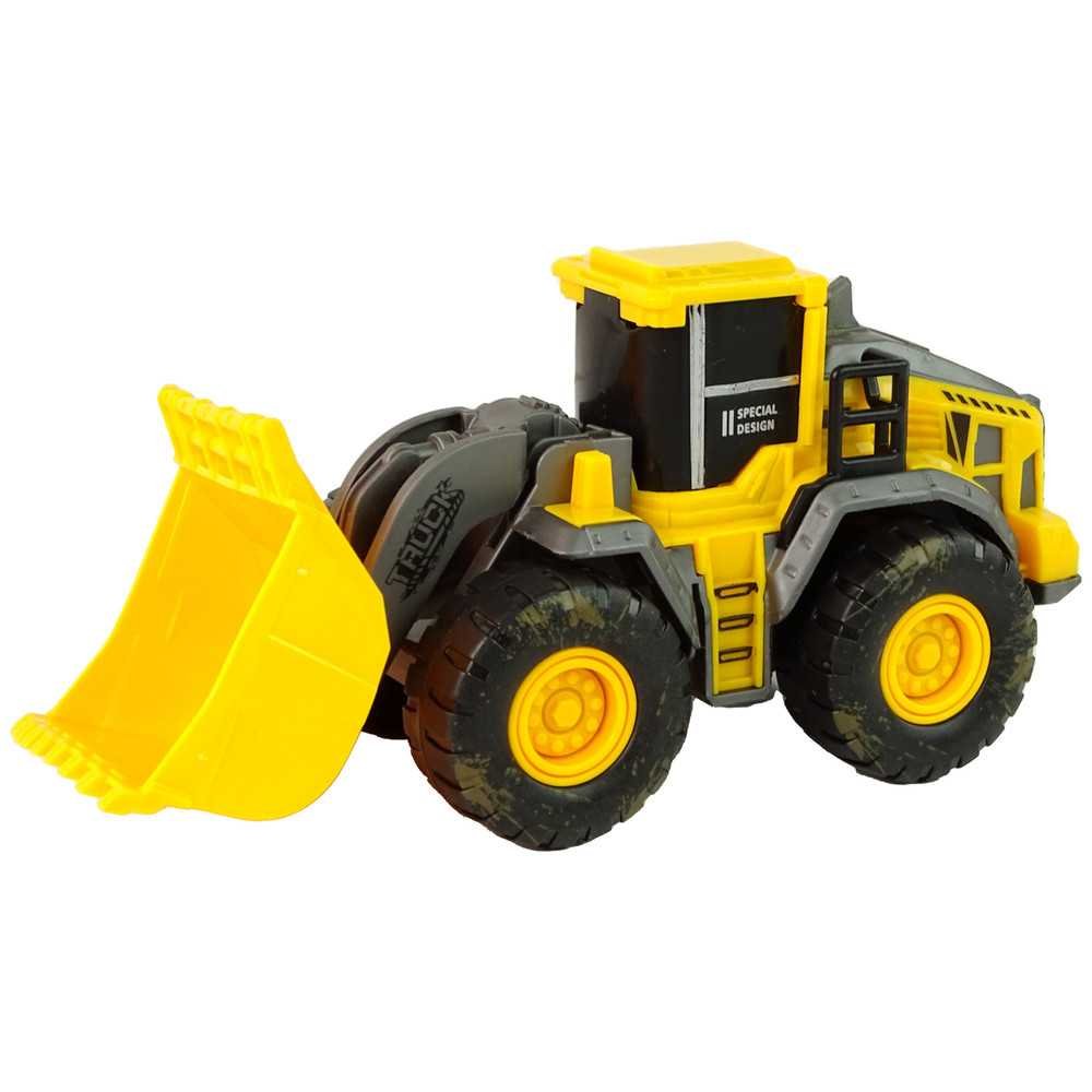 Set of Construction Vehicles 3 Yellow Models