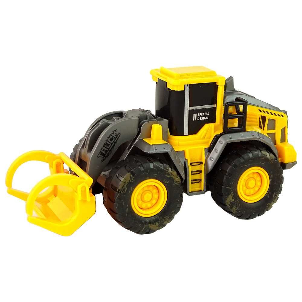 Set of Construction Vehicles 3 Yellow Models