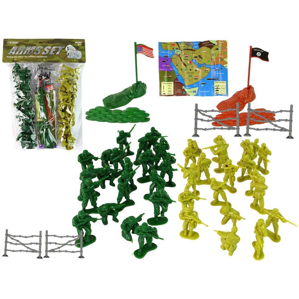 Military Set 51 Elements Green