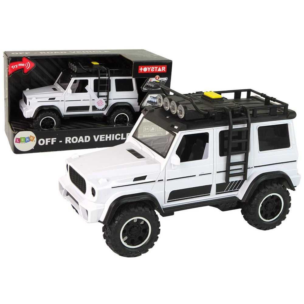 Car Car Off-Road White Sound Lights Vehicle 1:14