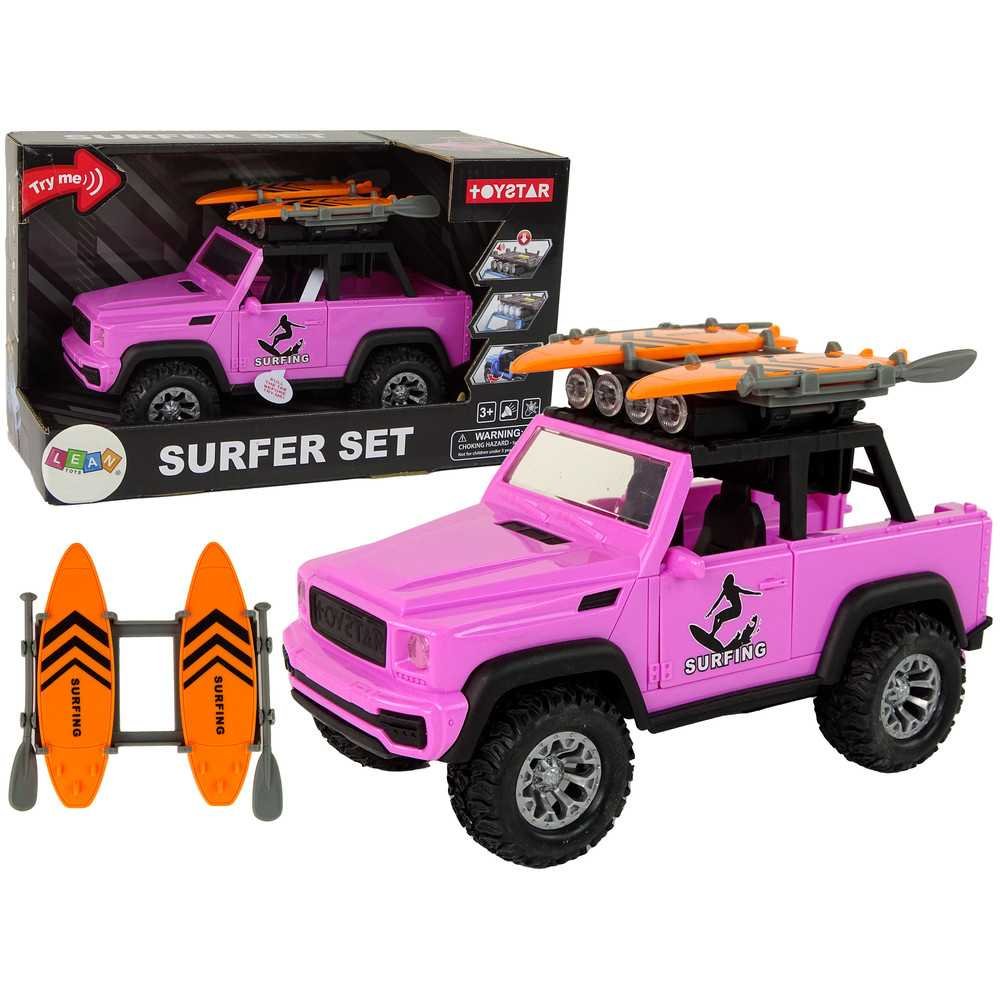 Off-Road Car 1:14 Friction Drive Pink Surfing