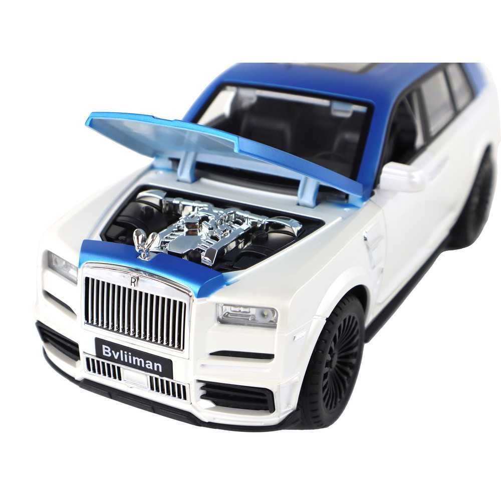 Car R/C 1:20 White and Blue Remote Controlled