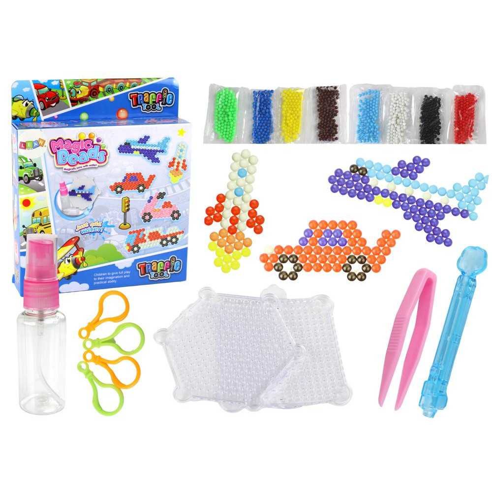 Water Beads Set DIY Magic Beads 8 Colors Means of Transportation