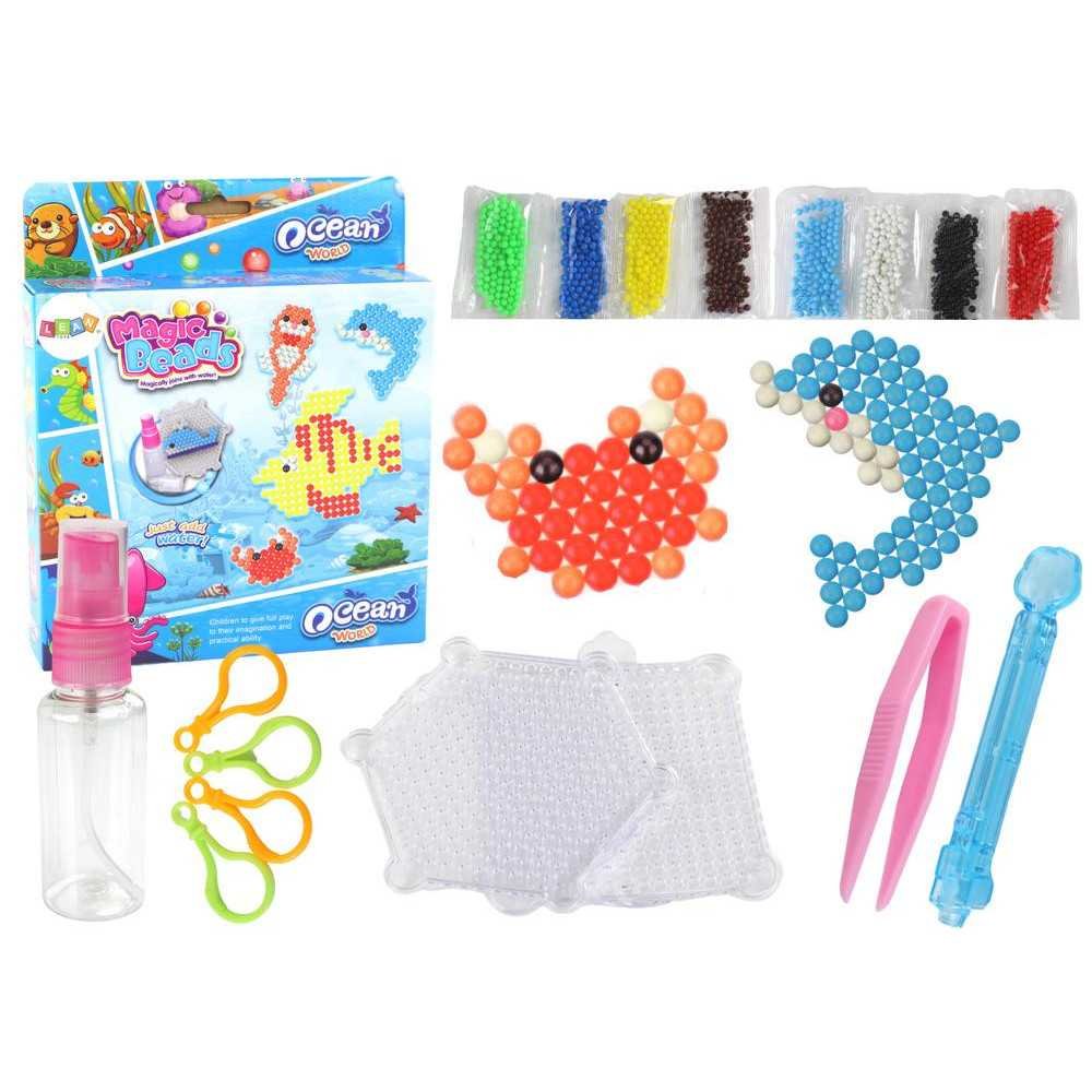 DIY Water Beads Set Magic Beads 8 Colors Sea Animals