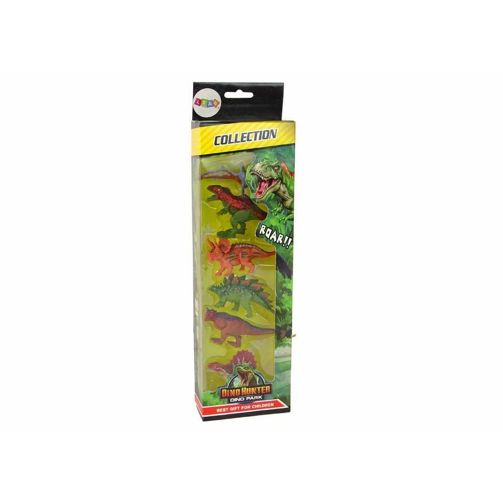 Set of Dinosaur Figurines 6 pieces Colorful