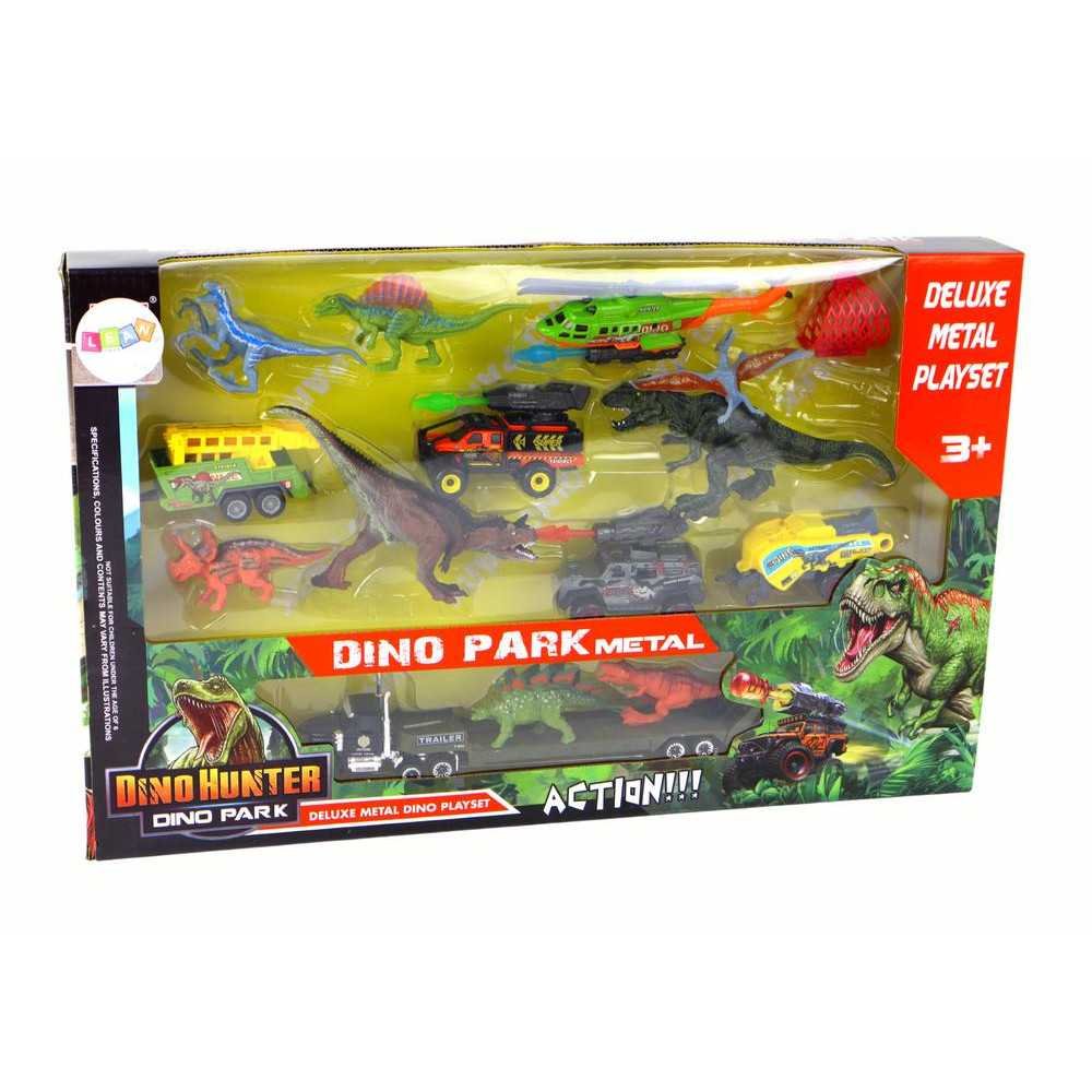 Helicopter Dinosaurs Vehicle Set 8 Colorful Pcs