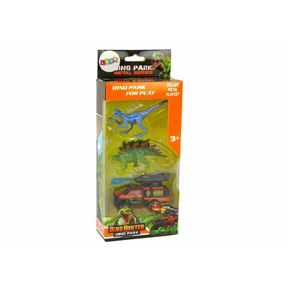 Dinosaurs Figures Car With Rocket Set