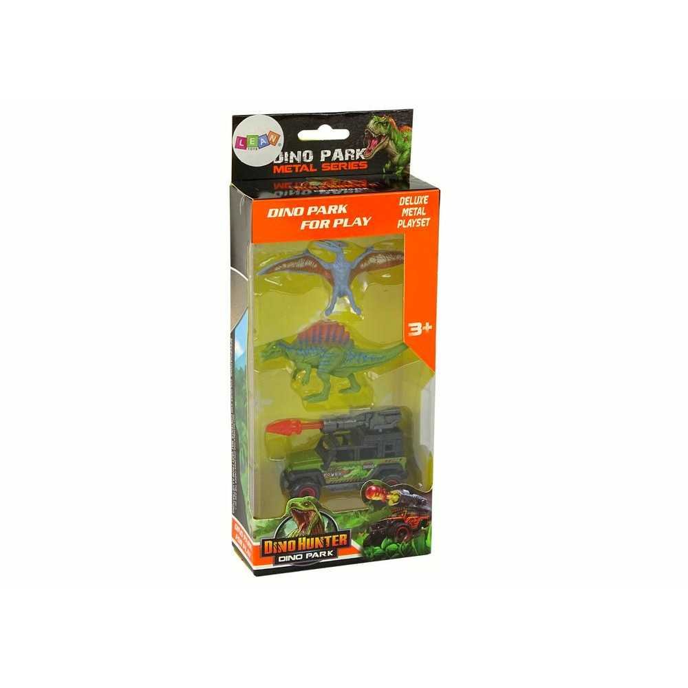 Dinosaurs Figures Car With Rocket Set