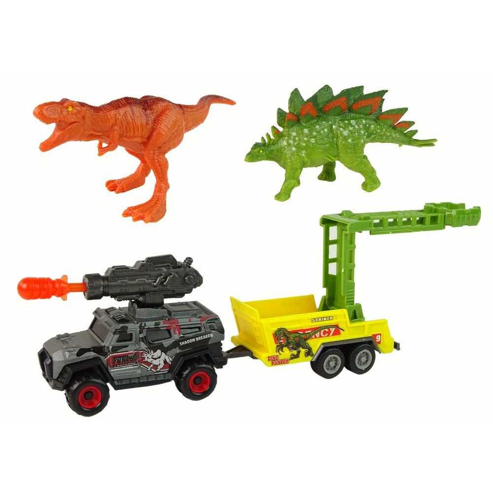 Dinosaurs Set Auto Rocket Trailer