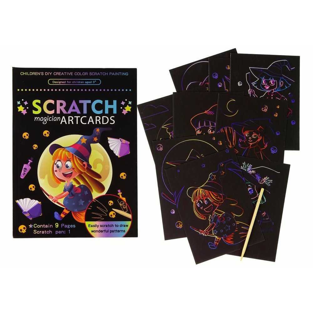 Coloring Scratch Book For Kids Magic