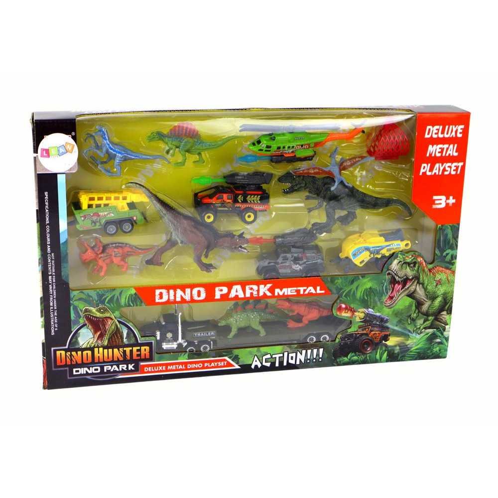 Helicopter Dinosaurs Vehicle Set 8 Colorful Pcs