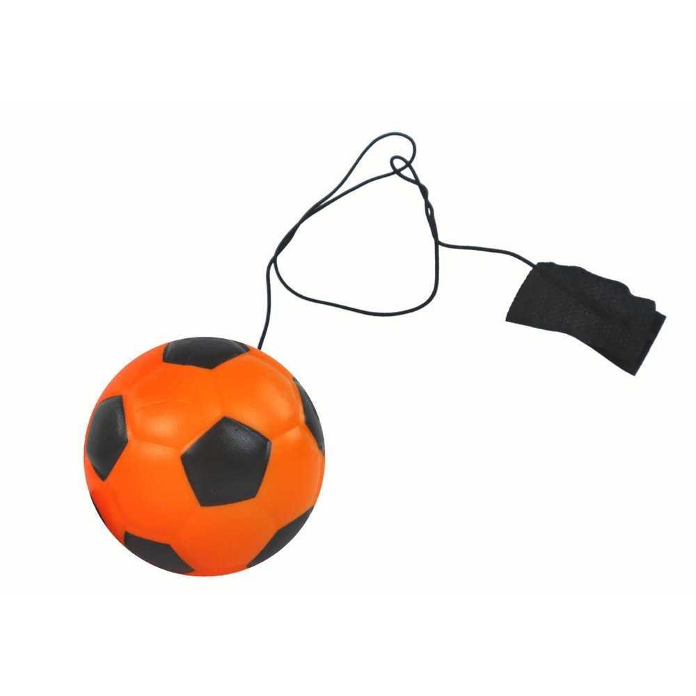 PU Football with Jojo Eraser for Bouncing, 6 cm, Orange