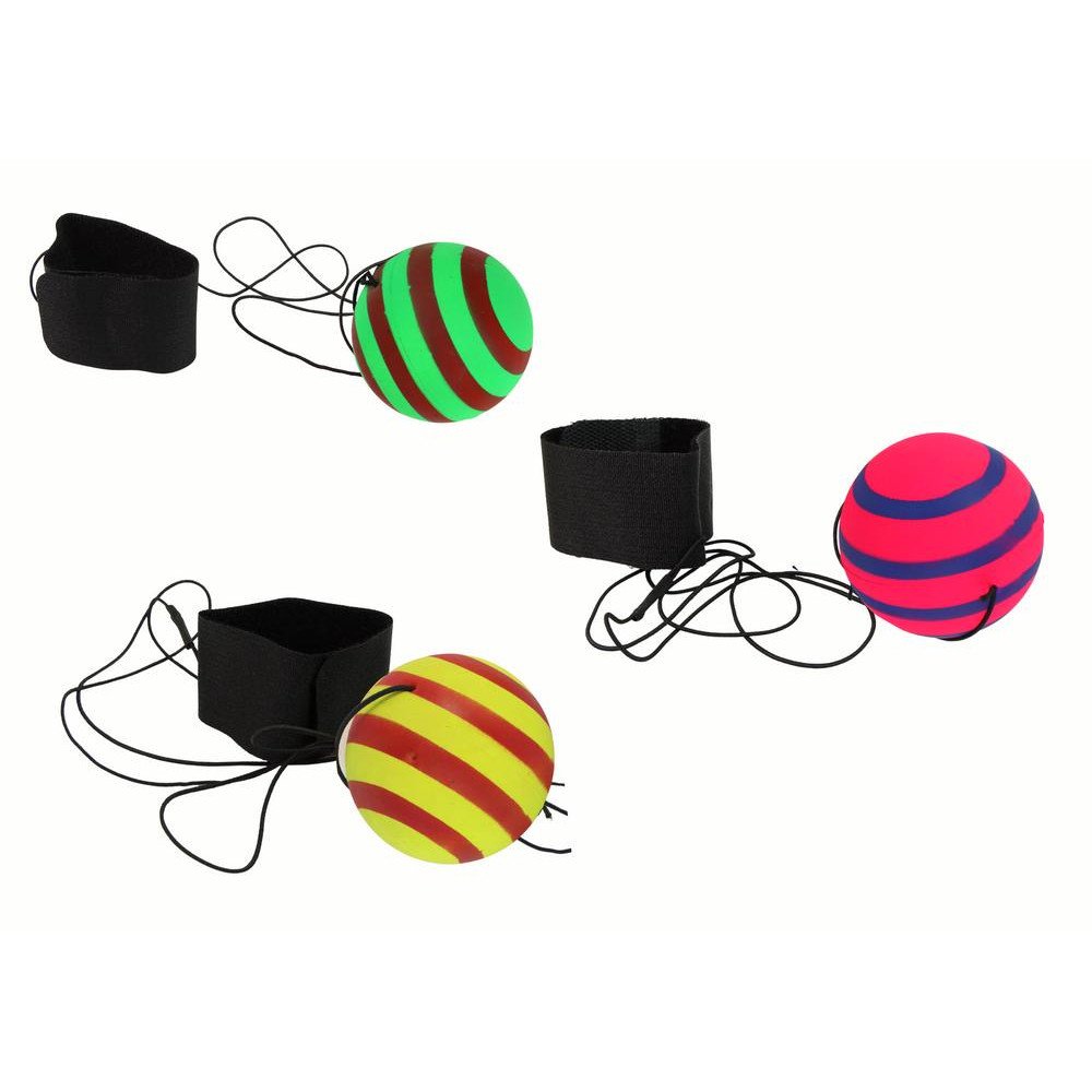 Ball PU On Elastic 6 cm 4 Colors Circles