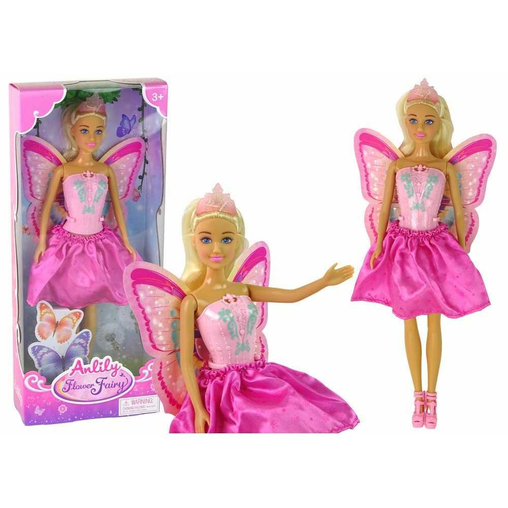 Large Anlily Fairy Pink Wings Doll