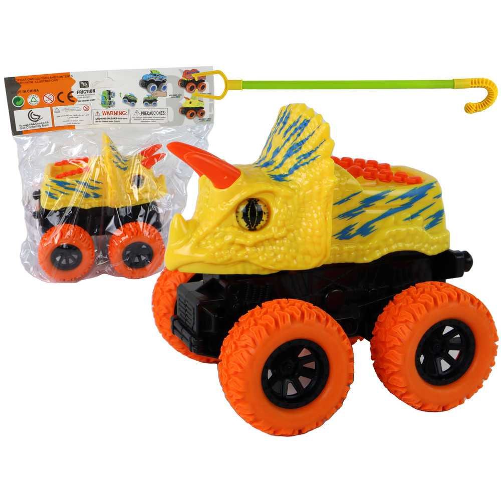 Triceratops Friction Drive Vehicle Yellow