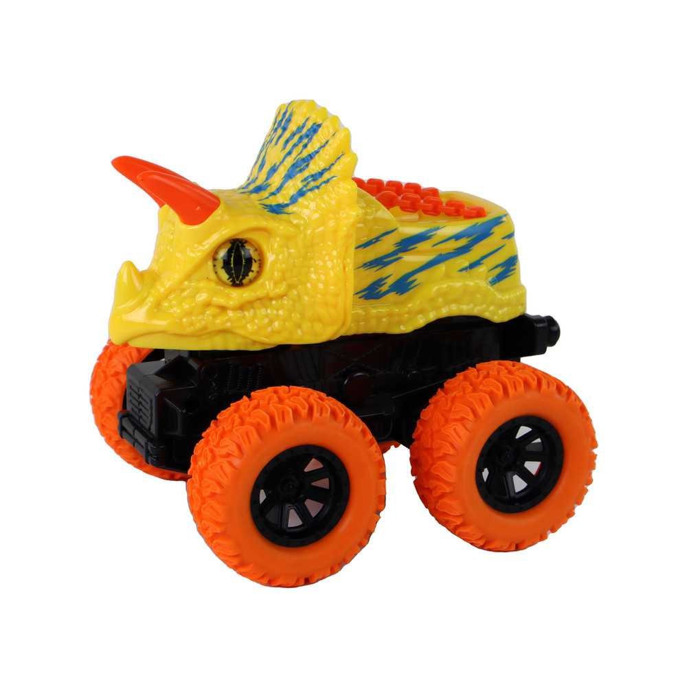 Triceratops Friction Drive Vehicle Yellow