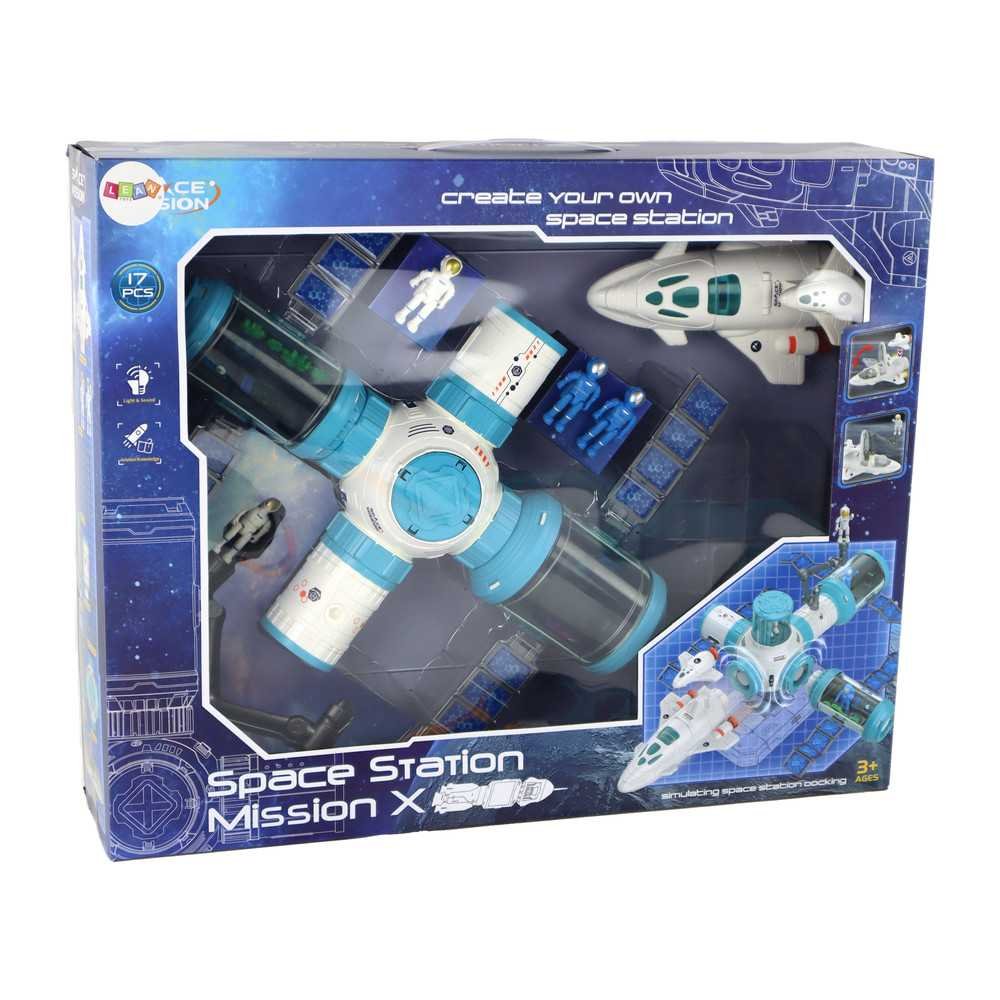 Space Rocket Space Station Space Set Space Mission 17 pcs.