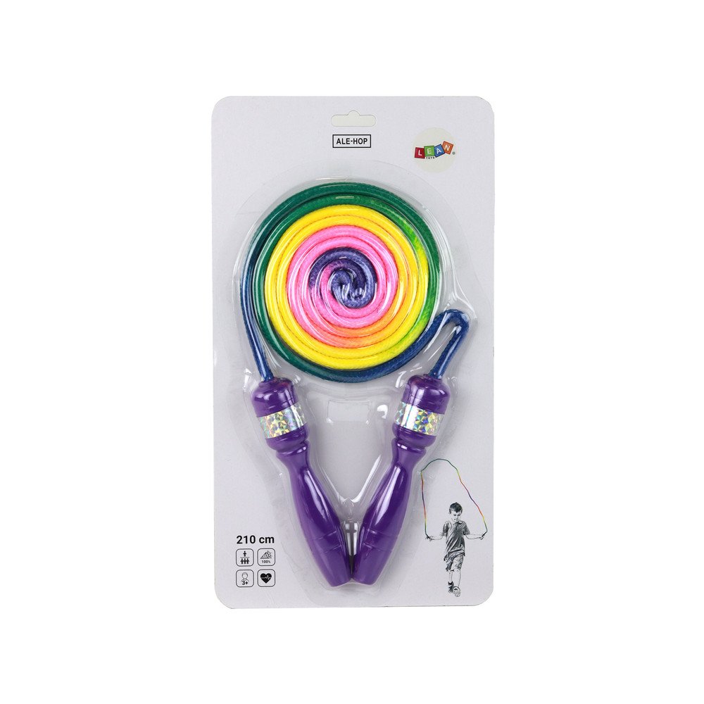 Rainbow Jump Rope Purple Hands Movement Motor Coordination