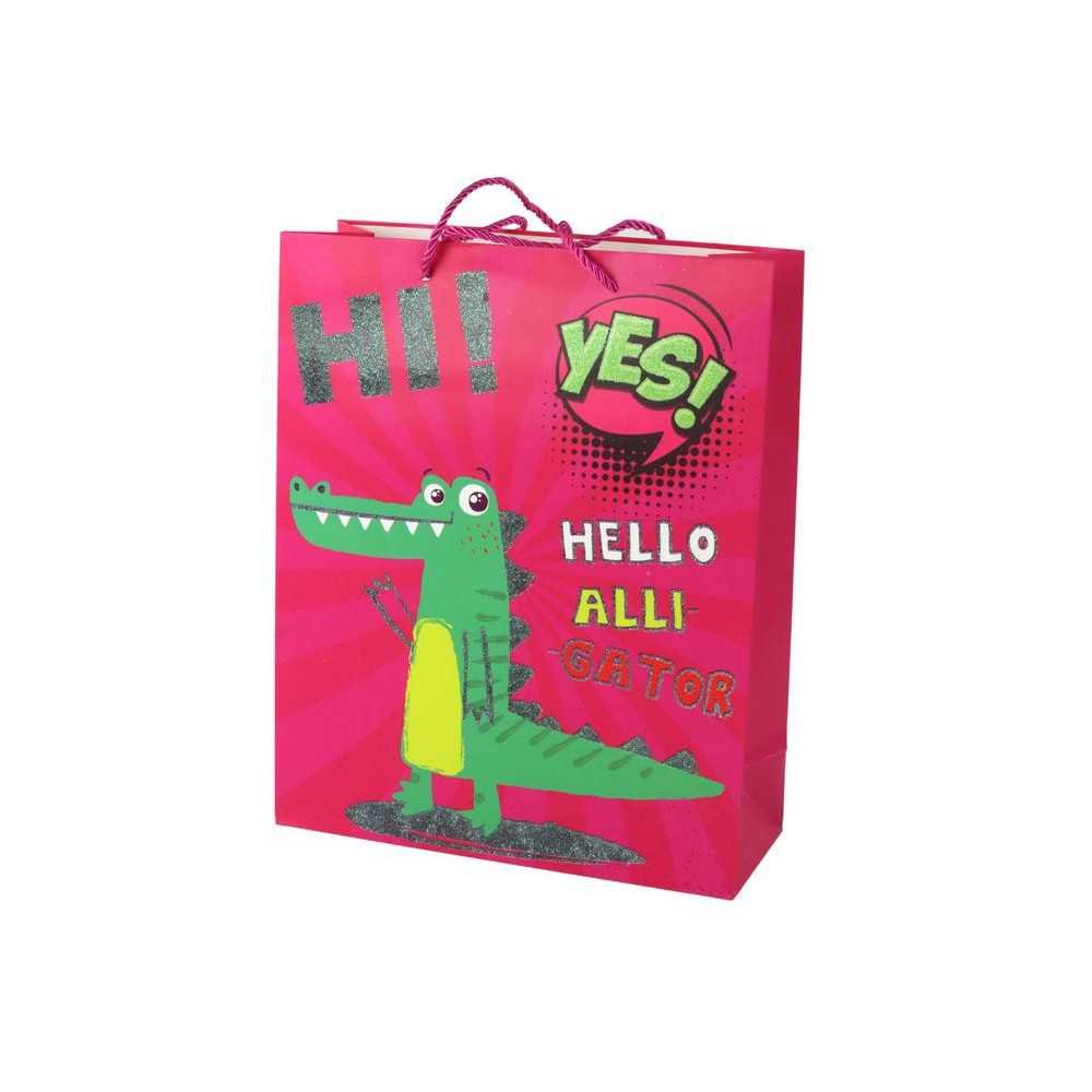 Pink Paper Gift Bag 32cm x 26cm x 10cm