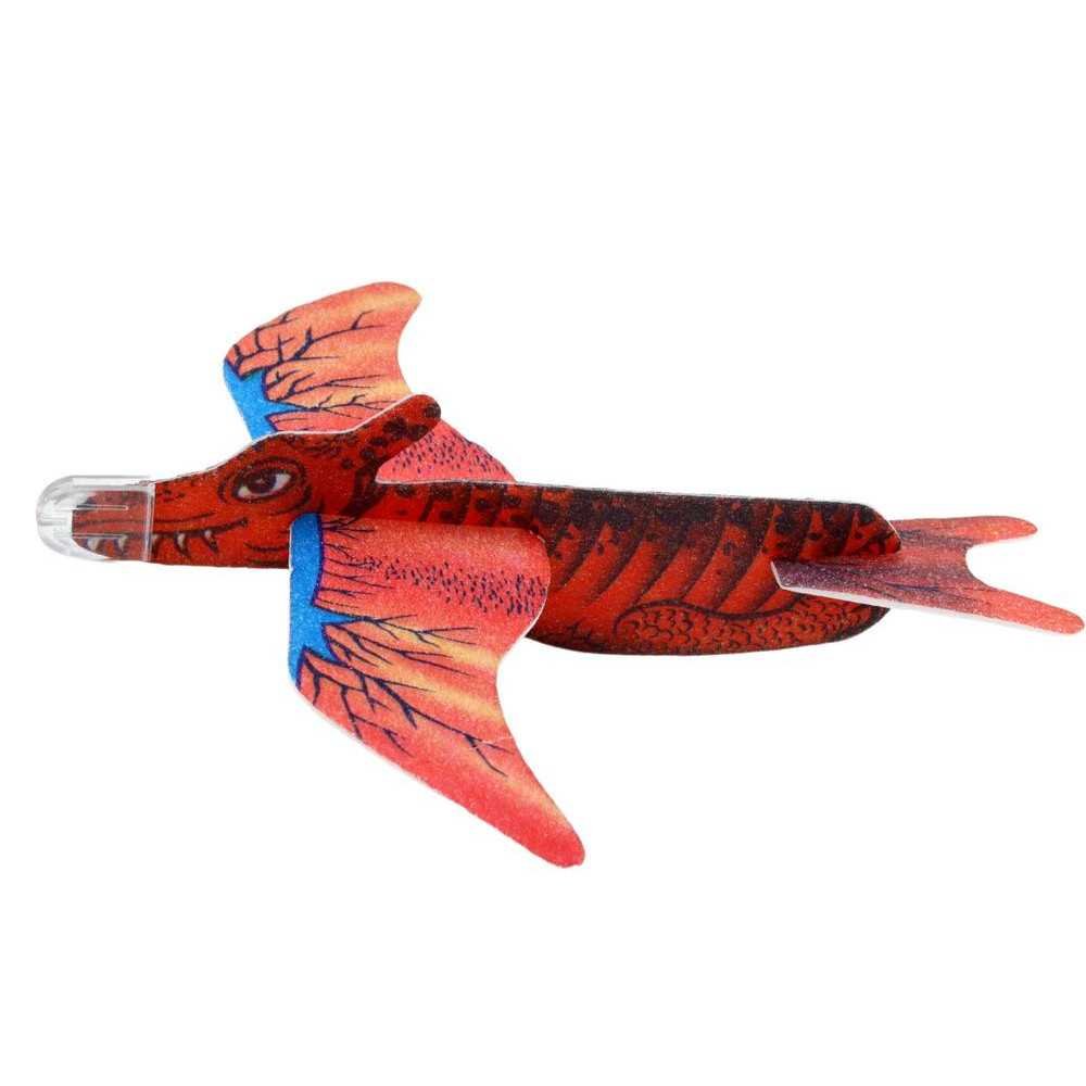 Foam Dinosaur Plane In Red