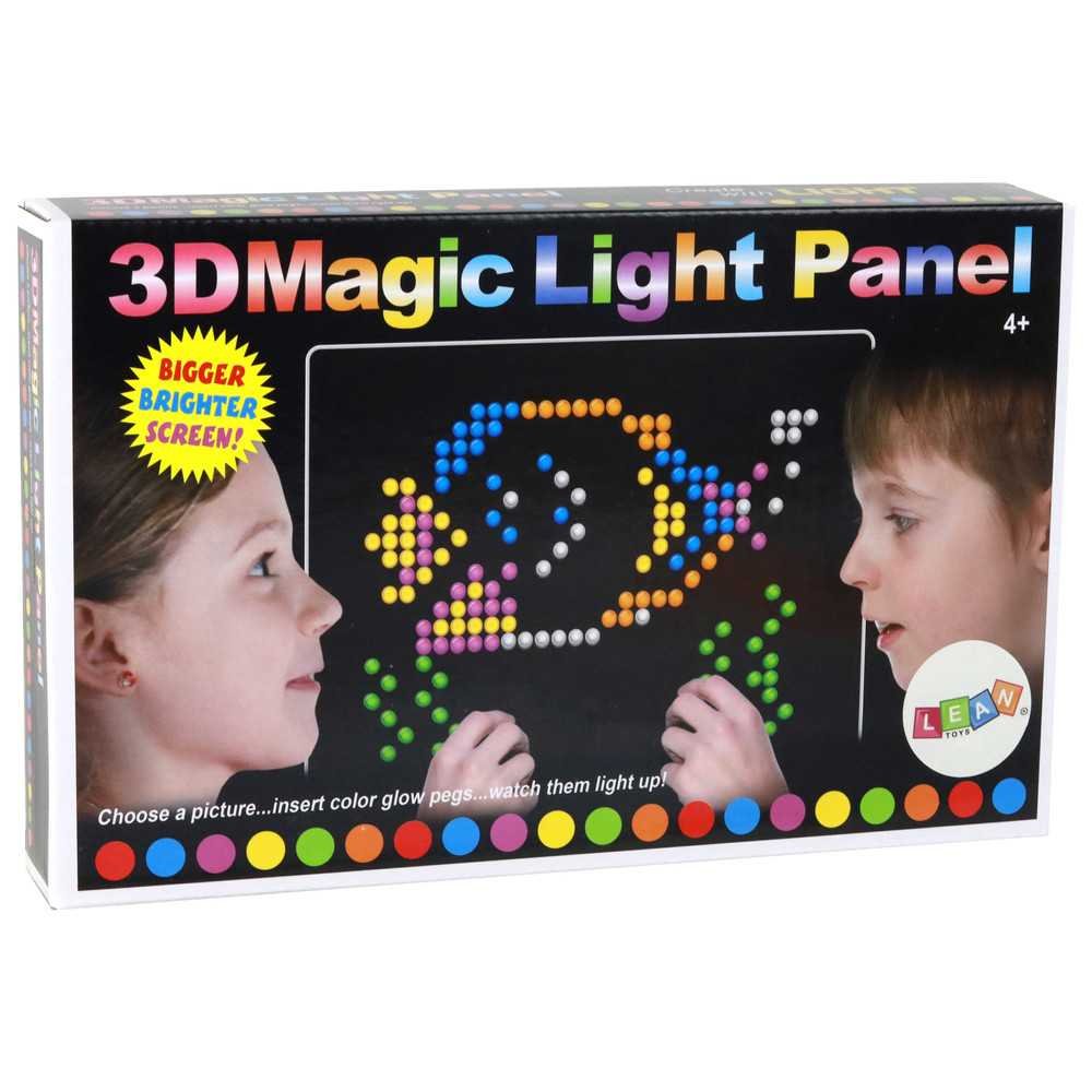 Magic Educational Board 3D Illuminated Puzzle 180 pieces.