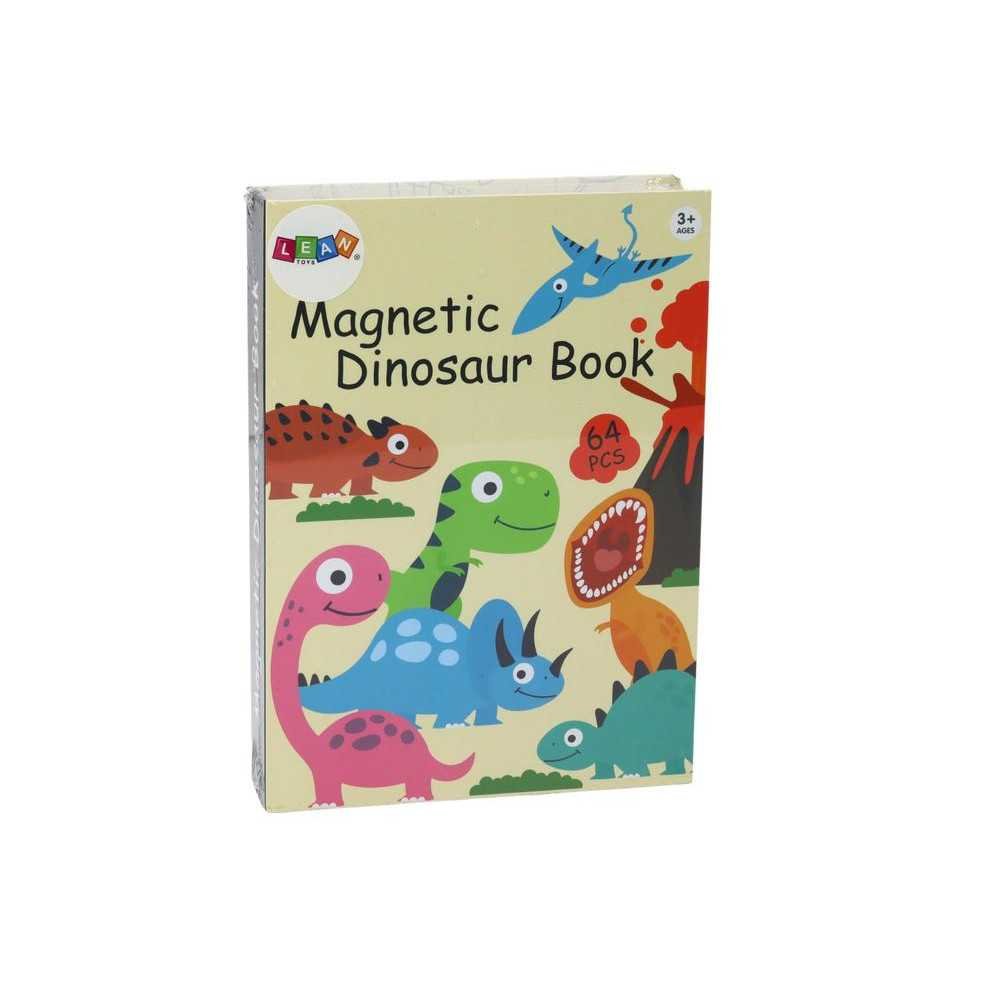 Magnetic Puzzle Book Dinosaurs Puzzle Cards Puzzle 64 pieces.