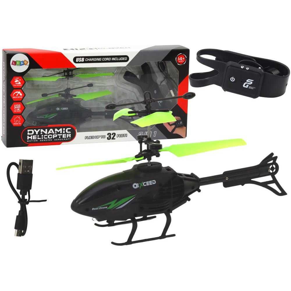 Palm Controlled Helicopter Band Black and Green