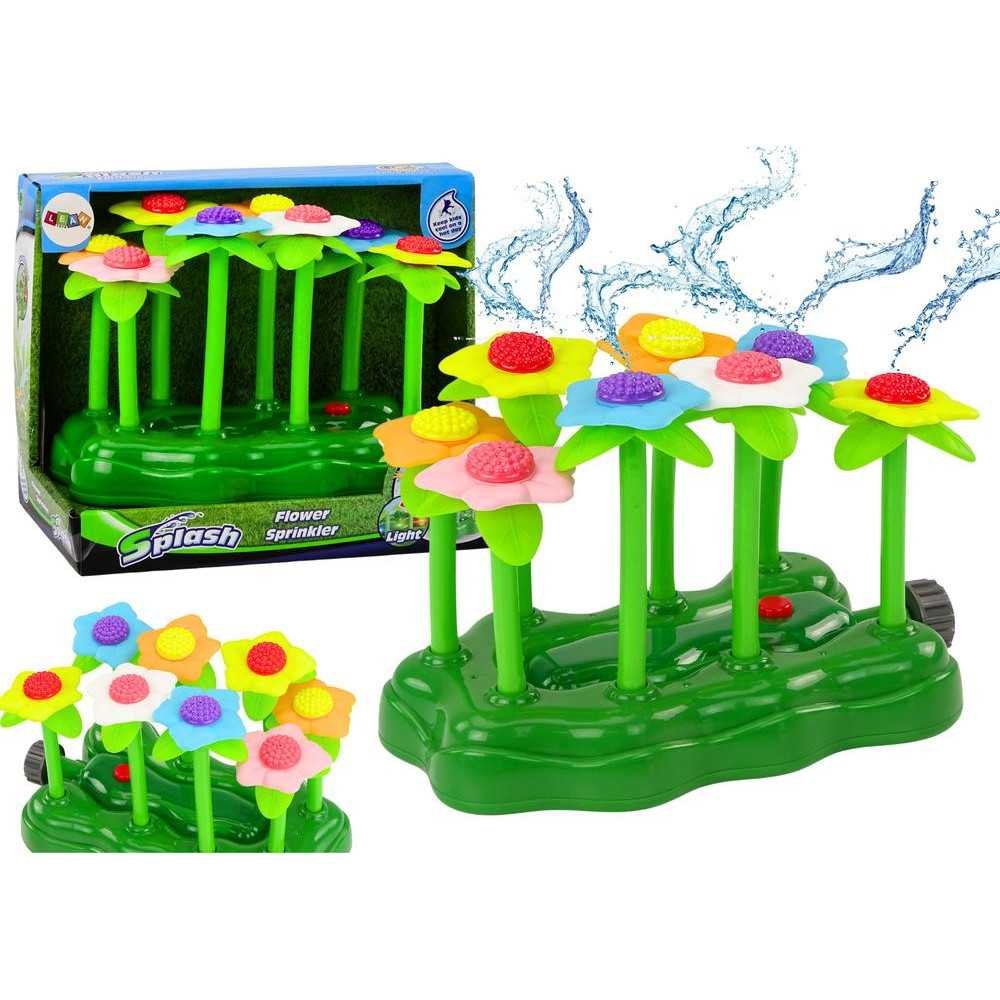 Garden Toy Water Flowers Sprinkler Fountain For Children Backlight