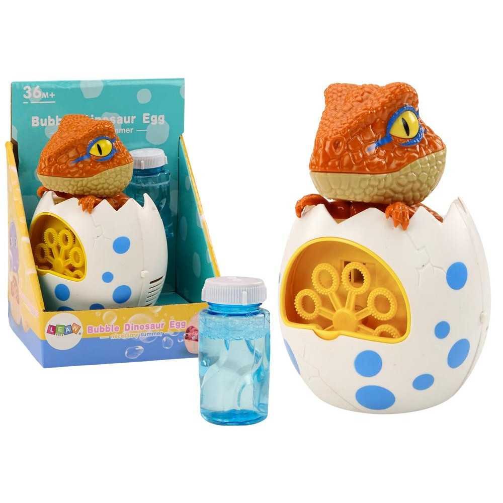 Dinosaur Bubble Machine In Liquid Egg