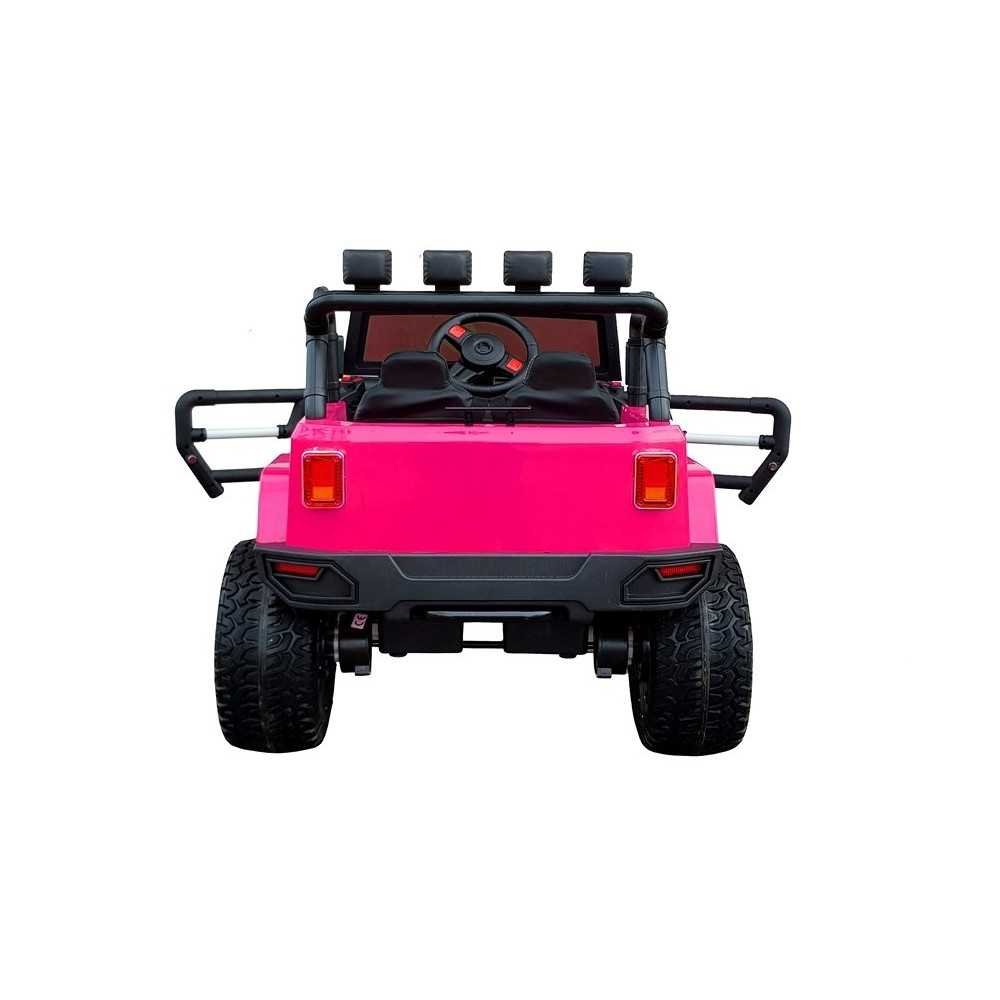 Elektromobilis Jeep WXE-1688 STRONG, 4x4, Pink-Elektromobiliai vaikams, Visureigiai-e-vaikas