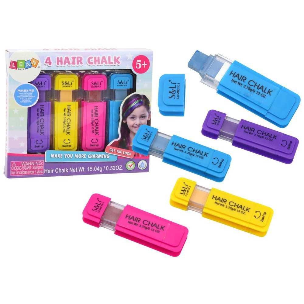 Hair Dyeing Chalk 4pcs Colored Chalk