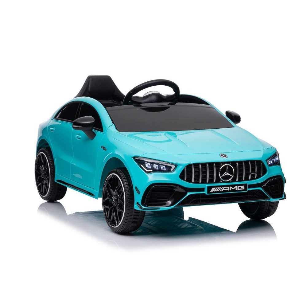 Elektromobilis Mercedes CLA 45s AMG, 4x4, Turquoise-Elektromobiliai vaikams, Mašinos-e-vaikas