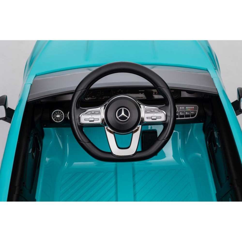 Elektromobilis Mercedes CLA 45s AMG, 4x4, Turquoise-Elektromobiliai vaikams, Mašinos-e-vaikas