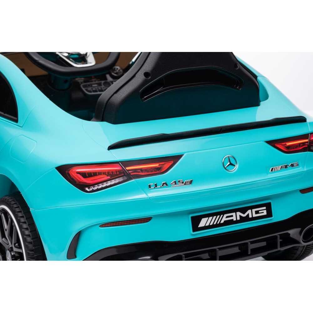 Elektromobilis Mercedes CLA 45s AMG, 4x4, Turquoise-Elektromobiliai vaikams, Mašinos-e-vaikas