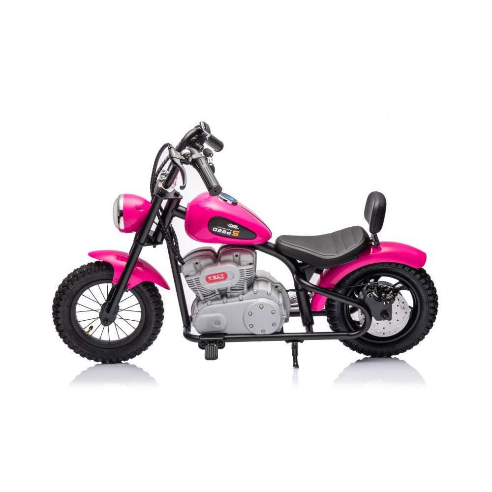 Elektrinis motociklas A9902 36V, Pink-Elektromobiliai vaikams, Motociklai-e-vaikas