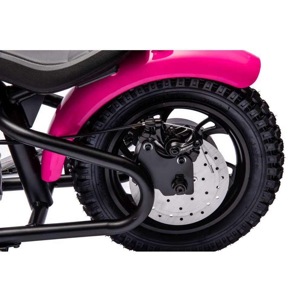 Elektrinis motociklas A9902 36V, Pink-Elektromobiliai vaikams, Motociklai-e-vaikas