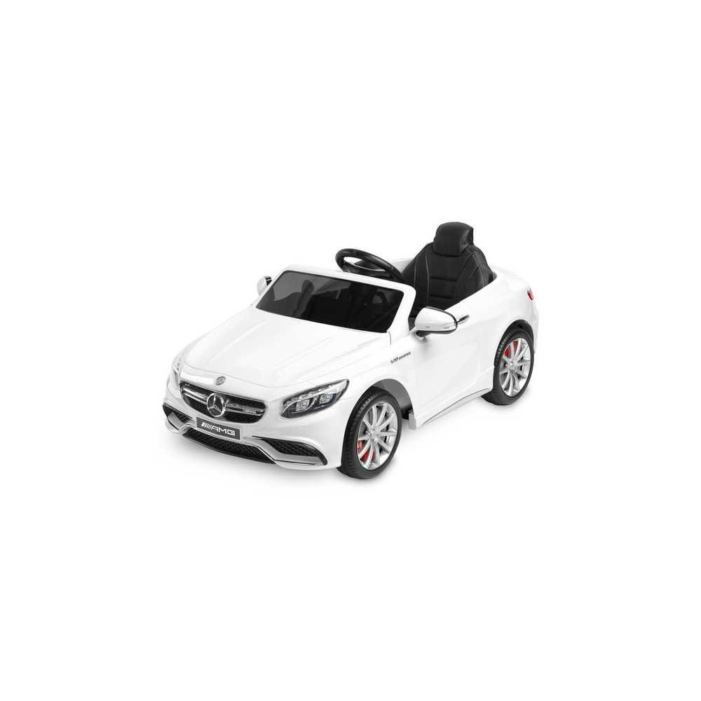 Elektromobilis MERCEDES AMG S63, White-Elektromobiliai vaikams, Mašinos-e-vaikas