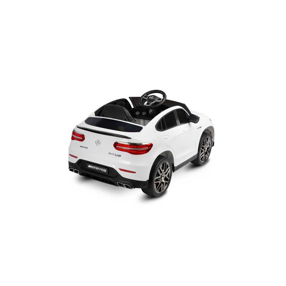 Elektromobilis MERCEDES AMG GLC 63S, White-Elektromobiliai vaikams, Visureigiai-e-vaikas