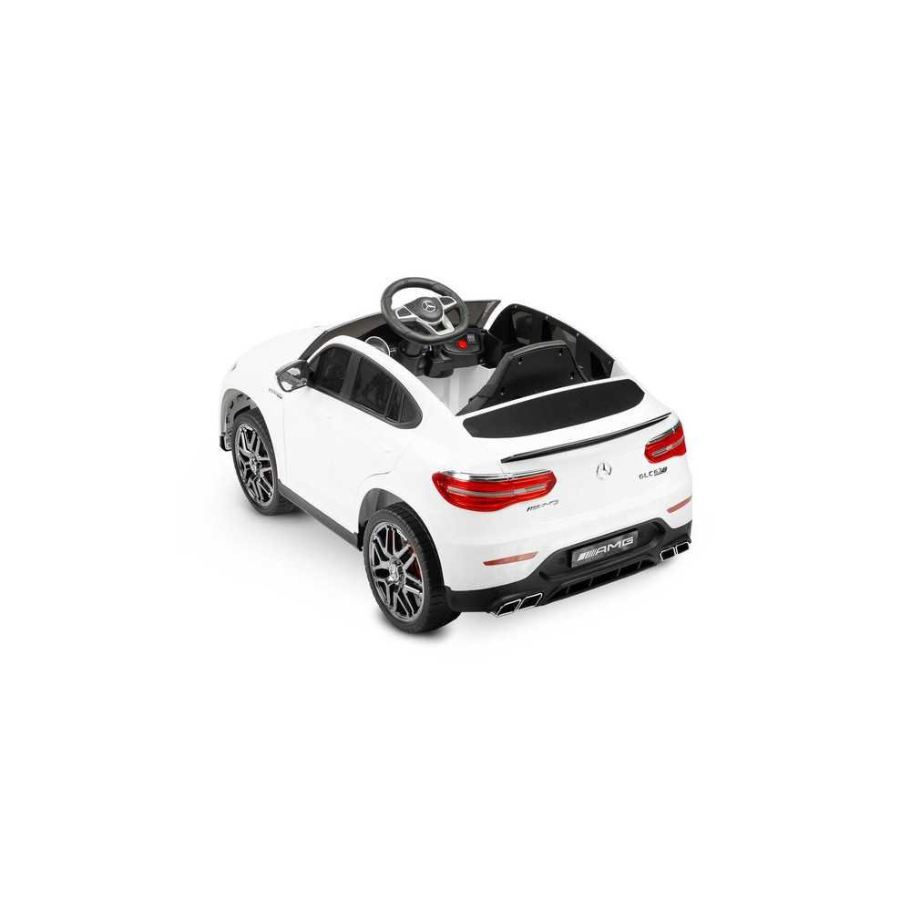 Elektromobilis MERCEDES AMG GLC 63S, White-Elektromobiliai vaikams, Visureigiai-e-vaikas