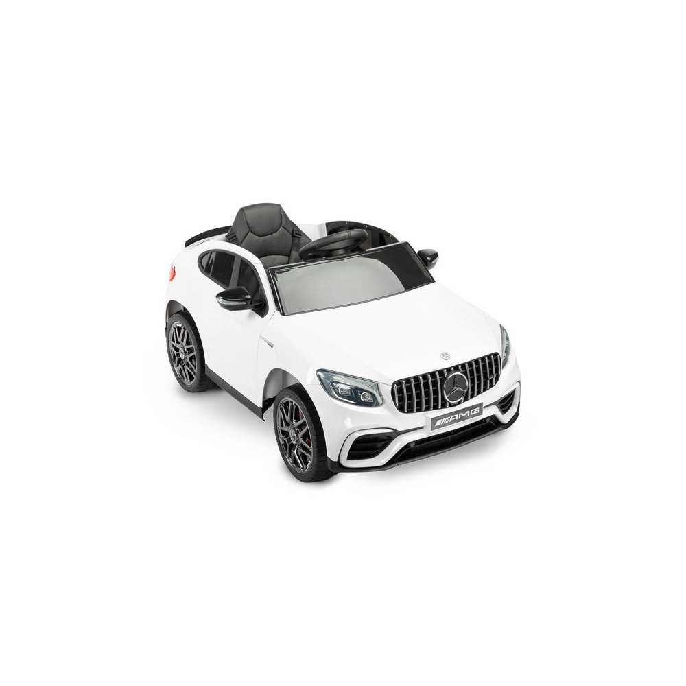 Elektromobilis MERCEDES AMG GLC 63S, White-Elektromobiliai vaikams, Visureigiai-e-vaikas