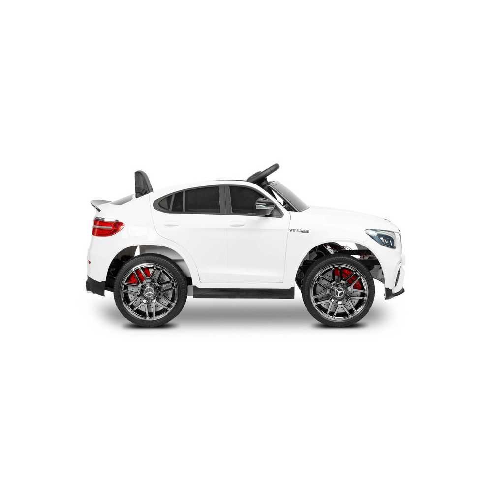 Elektromobilis MERCEDES AMG GLC 63S, White-Elektromobiliai vaikams, Visureigiai-e-vaikas