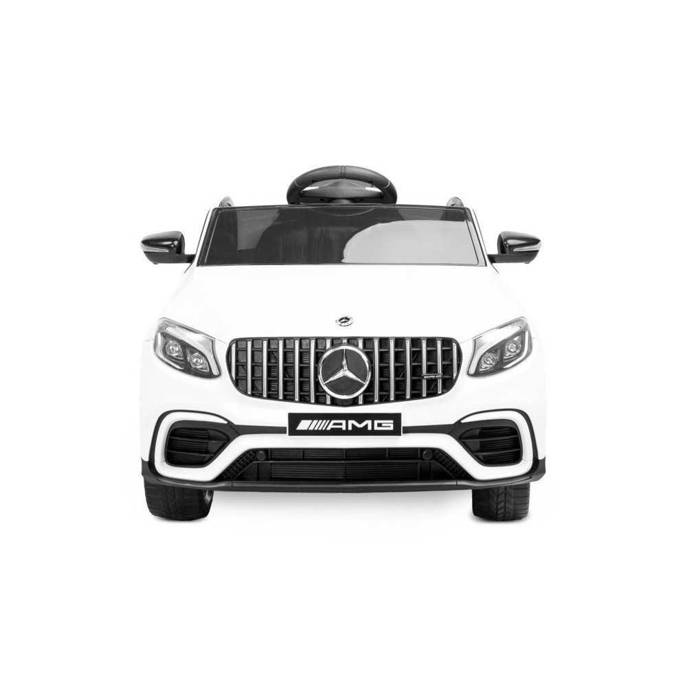 Elektromobilis MERCEDES AMG GLC 63S, White-Elektromobiliai vaikams, Visureigiai-e-vaikas